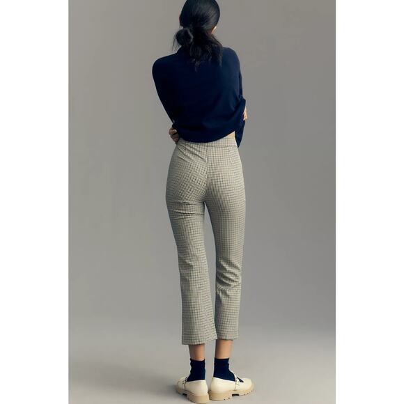 Anthropologie Maeve Plaid Crop Pants - New Size 4 - Picture 4 of 5